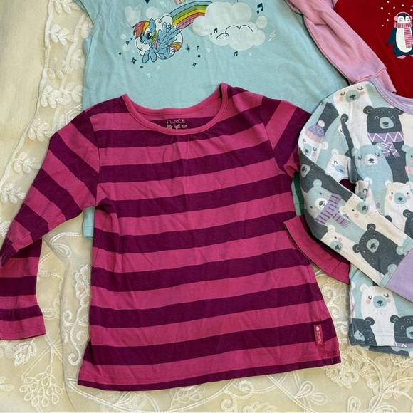 Carter's Blue and Red Long Sleeve Tees - Picture 12 of 13